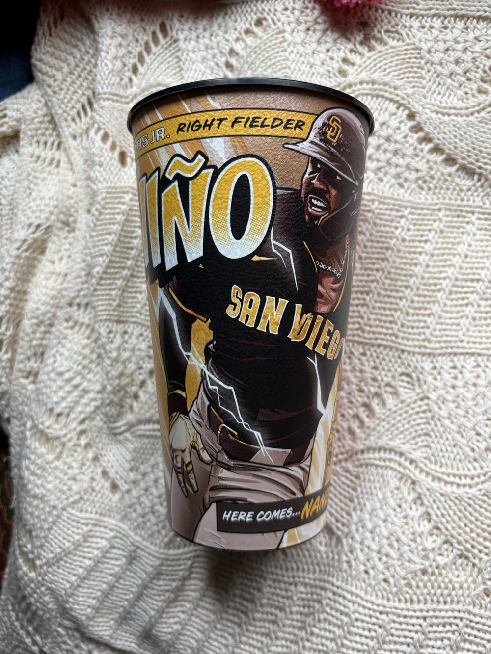 Fernando Tatis Jr. San Diego Graphic Tumbler - Black & Gold